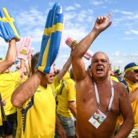 SP 2018., četvrtfinale: Švedska - Engleska (navijači)