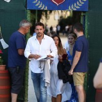 Filip Juričić sa zaručnicom Nikom Dogan na premijeri 'Gričke vještice'