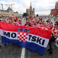 Navijači u Moskvi uoči utakmice Hrvatska-Engleska
