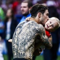Šime Vrsaljko sa Vidinim sinom Davidom