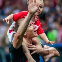 Domagoj Vida sa sinom Davidom