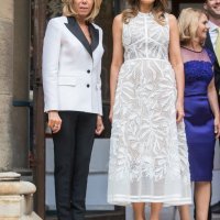 Brigitte Macron i Melania Trump (5)