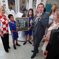 Predsjednica Kolinda Grabar Kitarović u posjetu sportskom muzeju u Sočiju