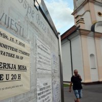 Obavijest o odgodi nedjeljne mise