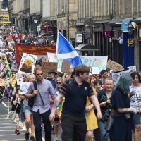 Protesti protiv Donalda Trumpa u Škotskoj