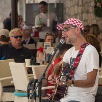 Split: Navijačka atmosfera uoči nogometnog finala Francuska - Hrvatska