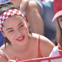 Zadar: Navijači na Forumu prate utakmicu finala SP-a