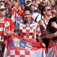 Zadar: Navijači na Forumu prate utakmicu finala SP-a