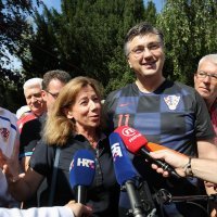 Plenković s navijačima