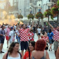 Slavlje Riječana nakon osvajanja drugog mjesta na Svjetskom nogometnom prvenstvu