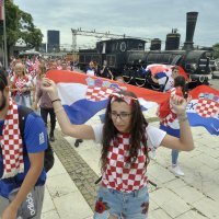 Navijači iz Osijeka vlakom stigli u Zagreb