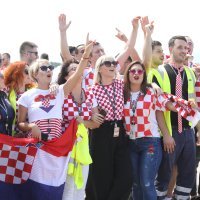 Navijači na aerodromu