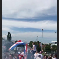 Atmosfera u autobusu Vatrenih