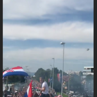 Atmosfera u autobusu Vatrenih