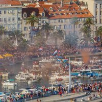 Doček Vatrenih u Splitu