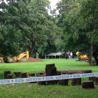 Iskopavanje kod Pedagoške akademije