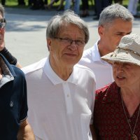 Ćiro Blažević na pogrebu Šurbeka