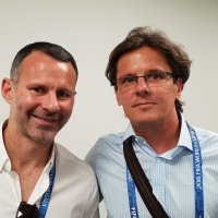 Ryan Giggs i novinar tportala