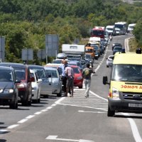 Velike gužve na prometnicama u smjeru Šibenika