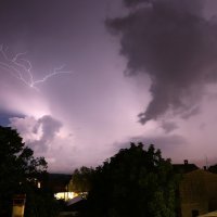 Munje parale nebo iznad Istre
