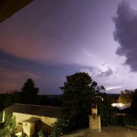 Munje parale nebo iznad Istre