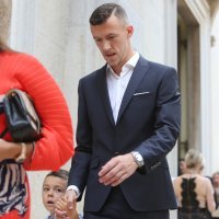Ivan Perišić sa suprugom Josipom i djecom