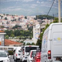 Kilometarske kolone na ulazu u Split iz smjera Omiša
