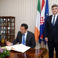 Susret premijera Andreja Plenkovića s irskim kolegom Leom Vardakarom