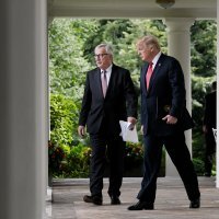 Jean-Claude Juncker i Donald Trump