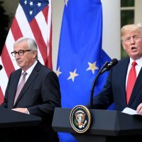 Jean-Claude Juncker i Donald Trump