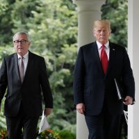 Jean-Claude Juncker i Donald Trump