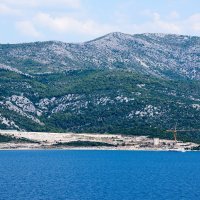 Lokacija budućeg Pelješkog mosta