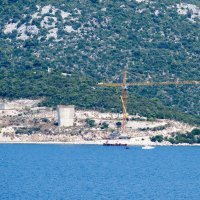 Lokacija budućeg Pelješkog mosta