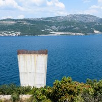 Lokacija budućeg Pelješkog mosta