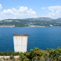 Lokacija budućeg Pelješkog mosta