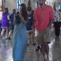 Čilić sa suprugom u večernjoj šetnji Stradunom