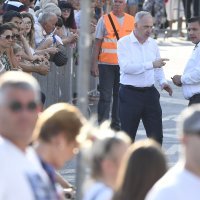 Gradonačelnik Andro Krstulović Opara dolazi na misu za Olivera Dragojevića