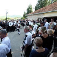 Ispraćaj Olivera Dragojevića na groblju Sv. Roka