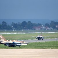 Izraelski avioni F-16 Barak sletjeli na Pleso
