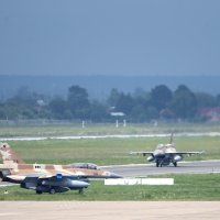 Izraelski avioni F-16 Barak sletjeli na Pleso