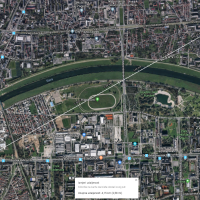 Zračna udaljenost od Slavonske do Jadranske avenije