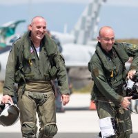 Pukovnik Christian Jagodić sa zapovjednikom zrakoplovne baze Ramat David