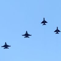 MiG-21 i izraelski borbeni avioni F-16 Barak zajedno u sklopu letačkog programa