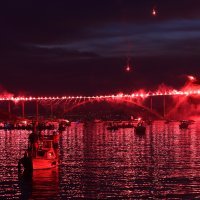 Bakljada na Krčkom mostu