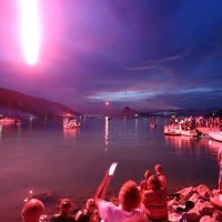 Bakljada na Krčkom mostu