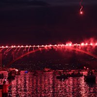 Bakljada na Krčkom mostu