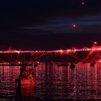 Bakljada na Krčkom mostu