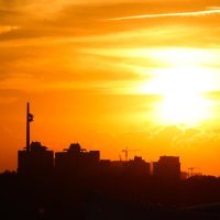 Pakleni zalazak sunca u Moskvi