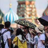 Turisti u Moskvi nose se s vrućinom