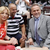 Mirko Norac s Milanom Bandićem i suprugom